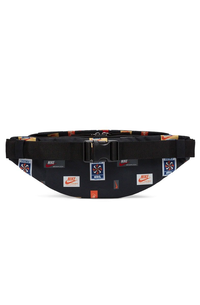 Pochete NIKE Heritage Printed Hip Pack Preta - NewSkull