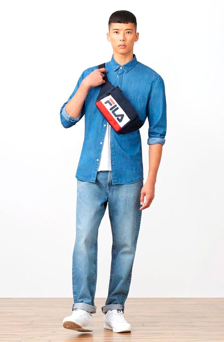 Pochete Waist Bag Fila Lindon Azul - NewSkull