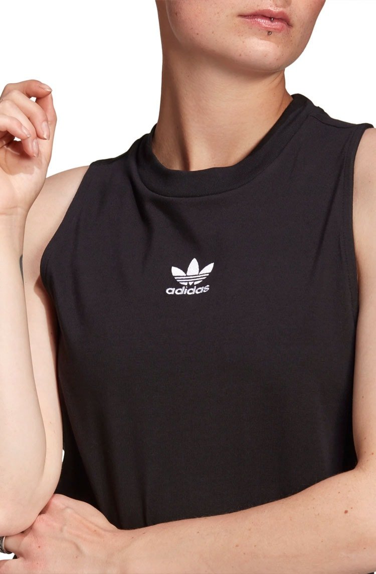 Regata Adidas Adicolor Classics Loose Feminina Preta - NewSkull