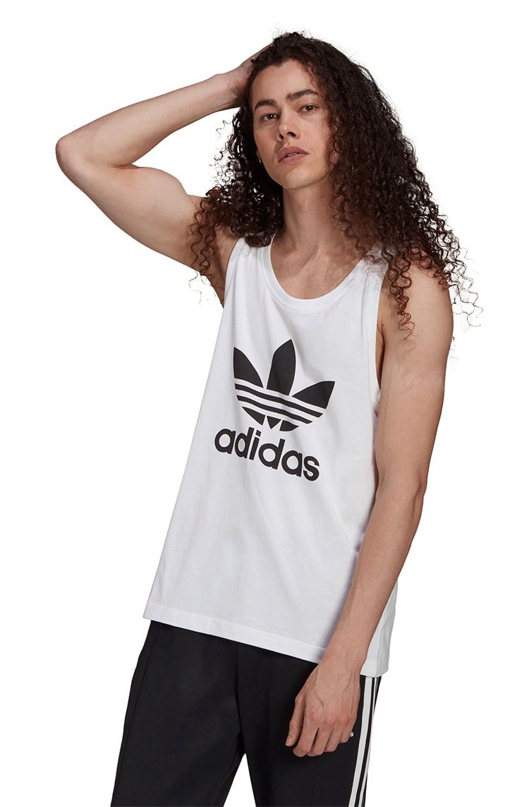 Regata Adidas Adicolor Classics Trefoil Branca/Preta - NewSkull