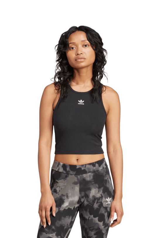 Regata Adidas Canelada Rib Essentials Preto - NewSkull