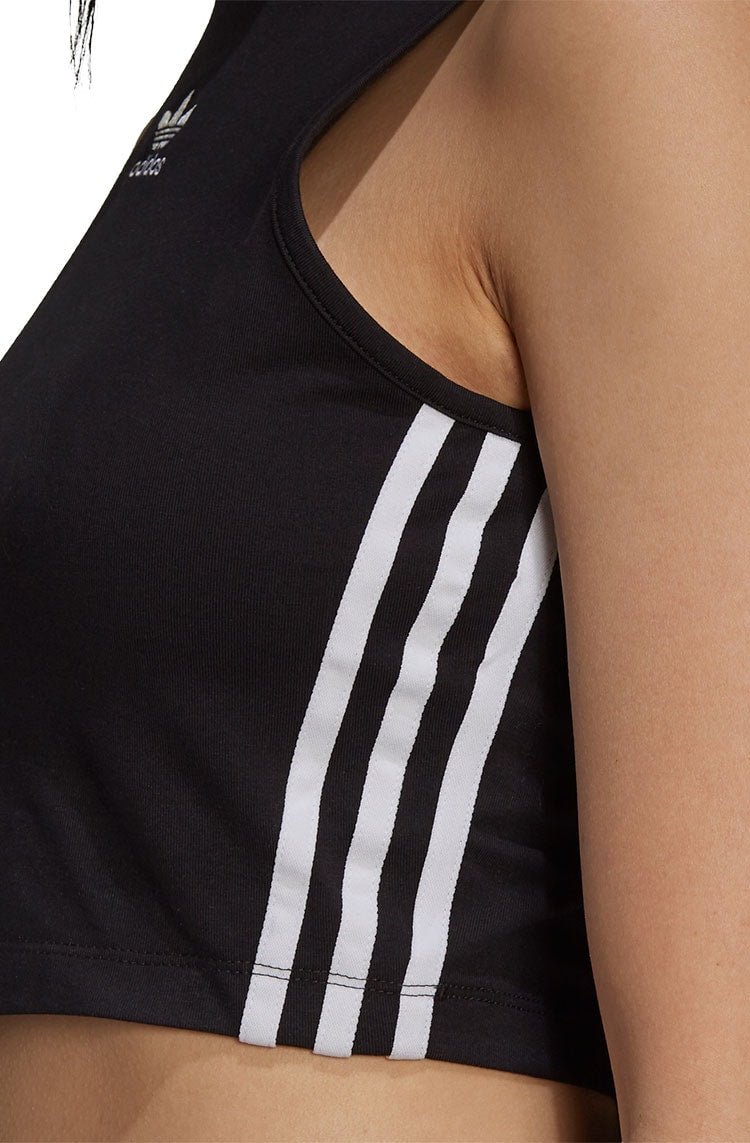 Regata Adidas Cropped Adicolor Classics Preto/Branco - NewSkull