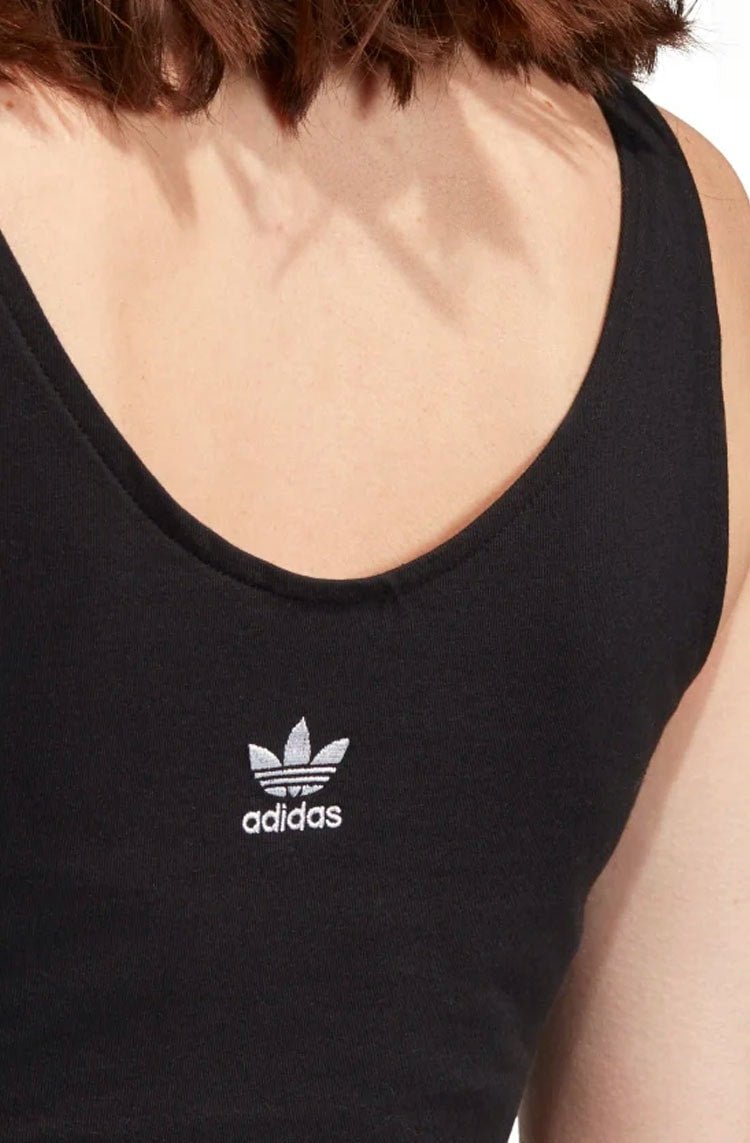 Regata ADIDAS Cropped Adilette Feminino Preta - NewSkull