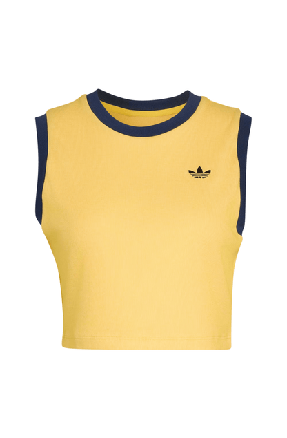 Regata Adidas Heather Adicolor Amarelo/Azul - NewSkull