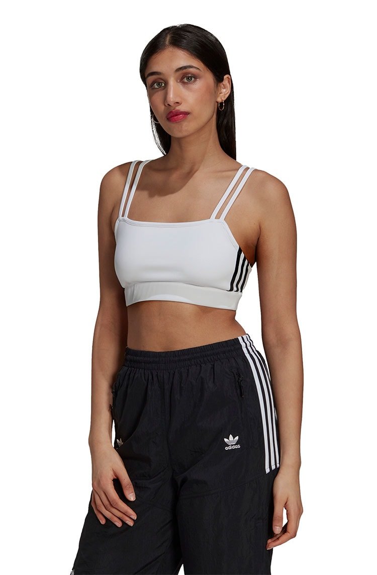 Regata Adidas Top Adicolor Classics Branca/Preta - NewSkull