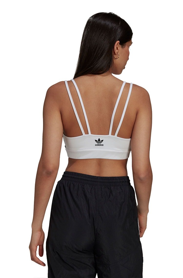 Regata Adidas Top Adicolor Classics Branca/Preta - NewSkull
