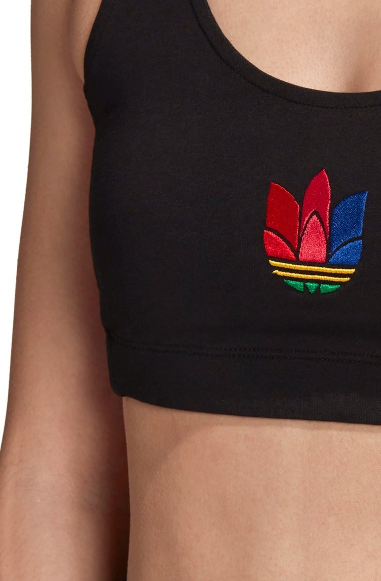 Regata ADIDAS Top Cropped Adicolor 3D Preto - NewSkull