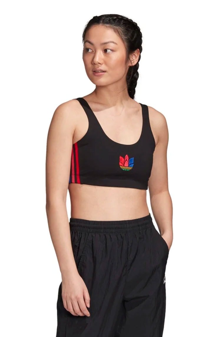 Regata ADIDAS Top Cropped Adicolor 3D Preto - NewSkull