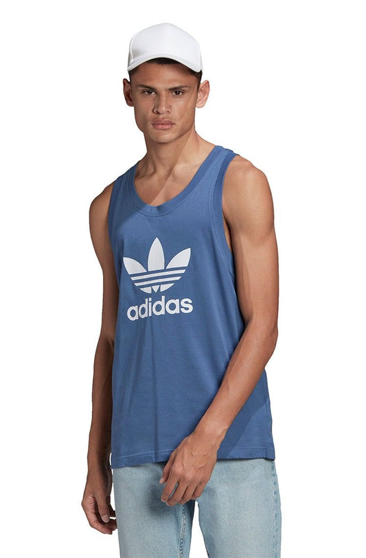 Regata Adidas Trefoil Azul/Branca - NewSkull
