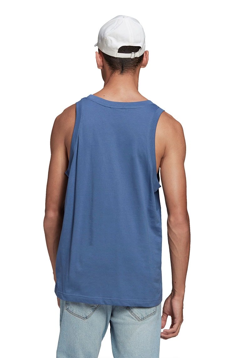 Regata Adidas Trefoil Azul/Branca - NewSkull