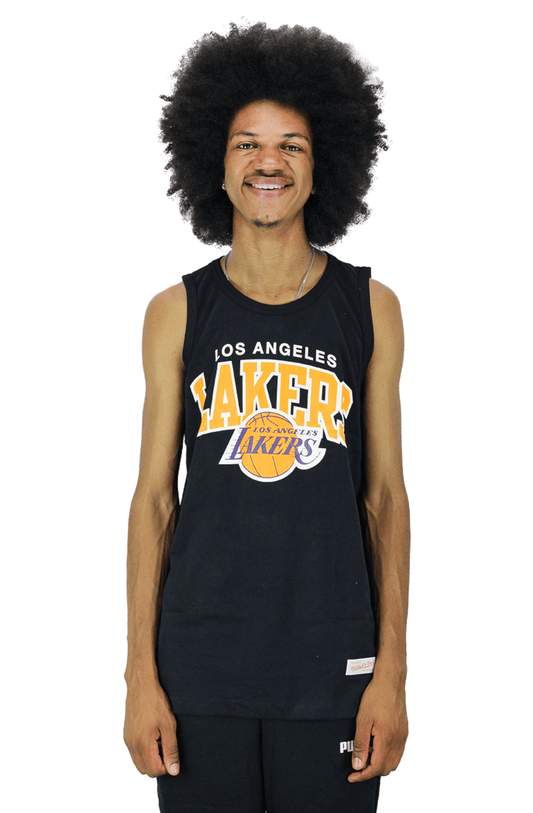 REGATA MITCHELL E NESS ARCH LAKERS PRETA - NewSkull