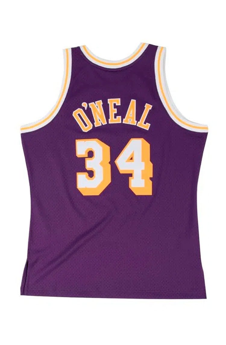 Regata Mitchell & Ness Swingman Jersey Los Angeles Lakers Shaquille Oneal 1999 - 2000 Roxa - NewSkull