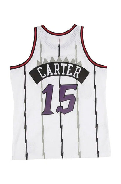 Regata Mitchell & Ness Swingman Jersey Toronto Raptors Home Vincent Carter 1998 - 1999 Branca - NewSkull