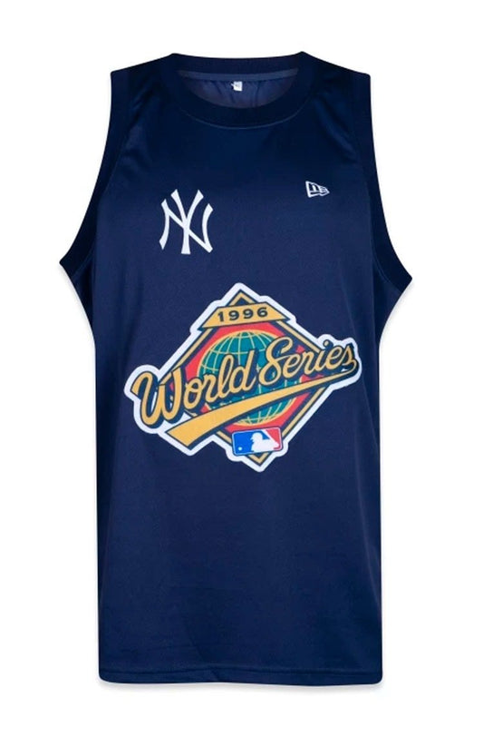 Regata New Era Jersey MLB New York Yankees Core Azul Marinho - NewSkull