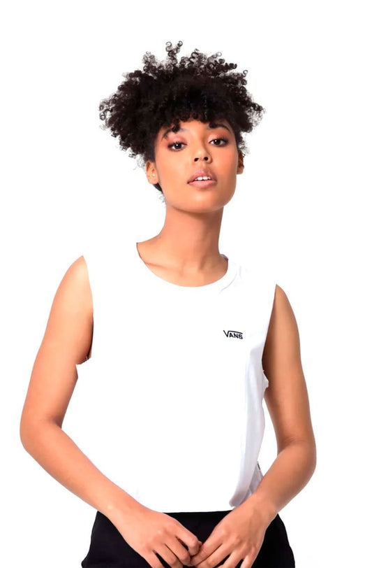 Regata Vans Feminina Junior V Tank Branco - NewSkull