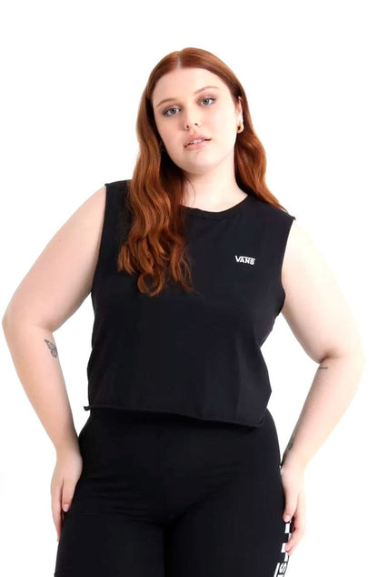 Regata Vans Feminina Junior V Tank Preto - NewSkull