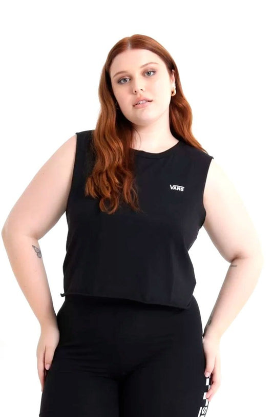 Regata Vans Feminina Junior V Tank Preto - NewSkull