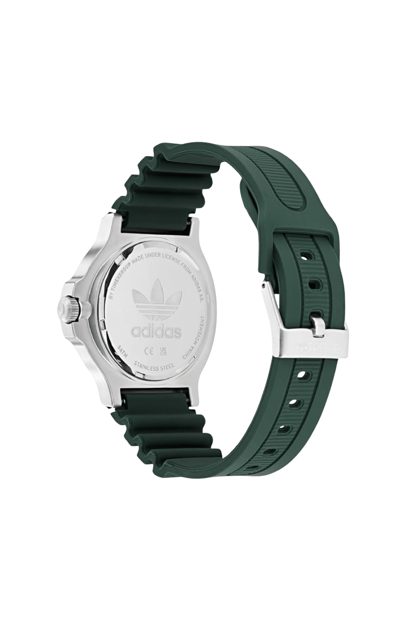 Relógio Adidas Expression Three Verde/Prata - NewSkull