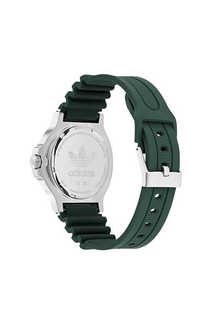 Relógio Adidas Expression Three Verde/Prata - NewSkull