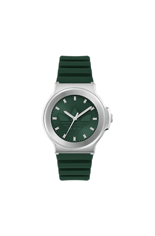 Relógio Adidas Expression Three Verde/Prata - NewSkull