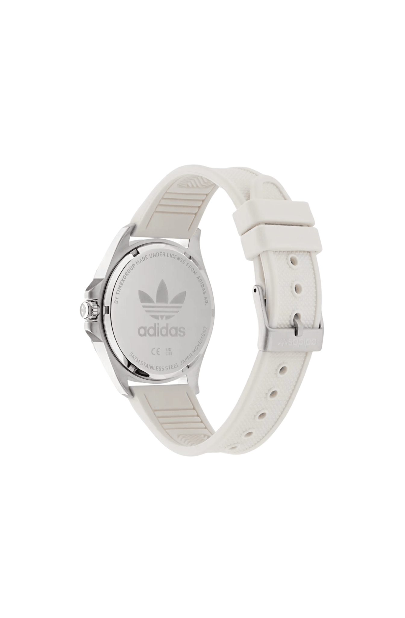 Relógio Adidas Iconic One Branco/Preto - NewSkull