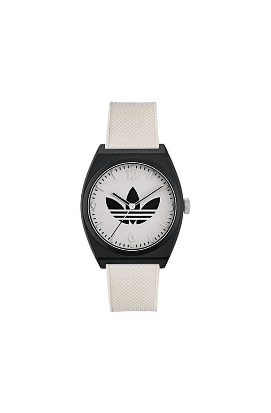 Relógio Adidas Project Two Branco/Preto - NewSkull