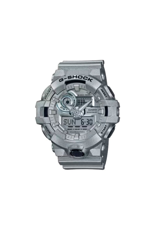 Relógio Casio G - Shock Digital - Analógico Série GA - 700 Prata - NewSkull