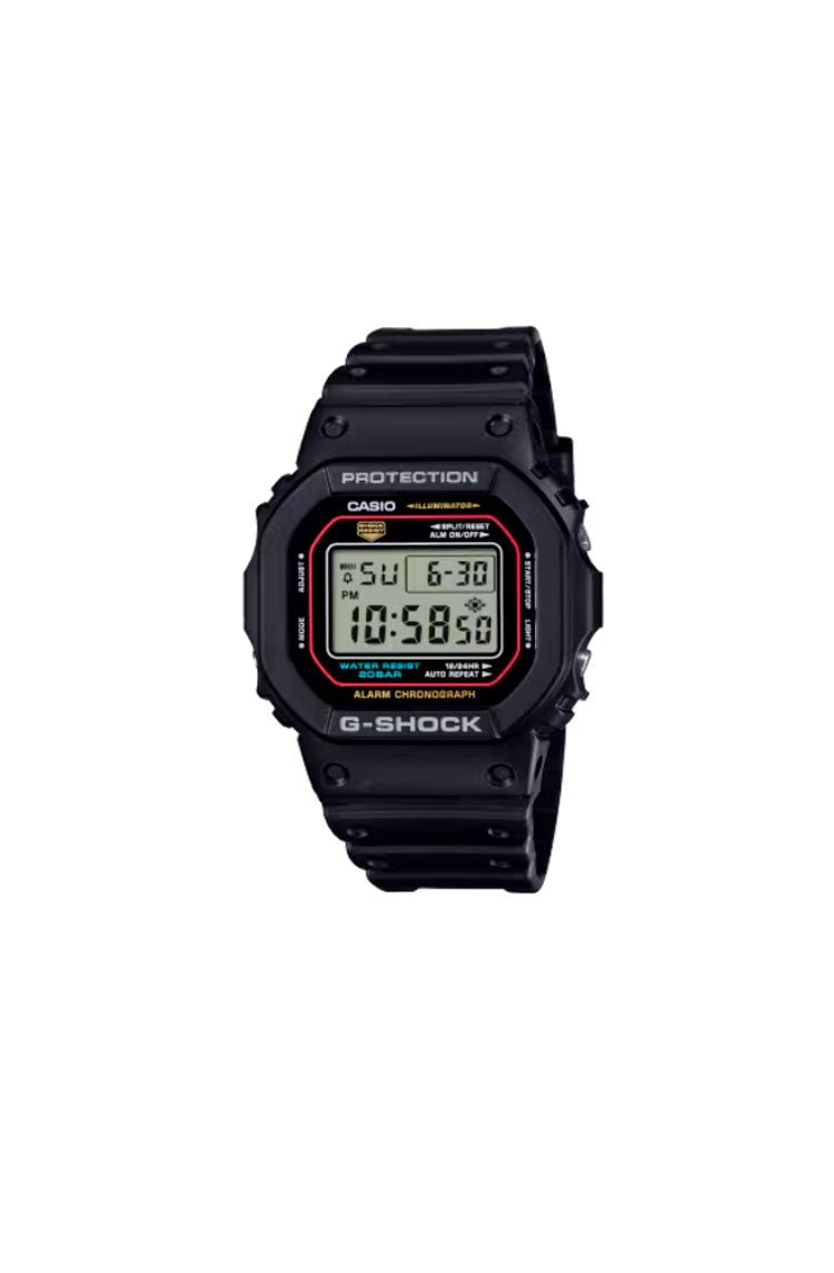 Relógio Casio G - Shock Digital Série 5600 Preto DW - 5600RL - 1DR - NewSkull