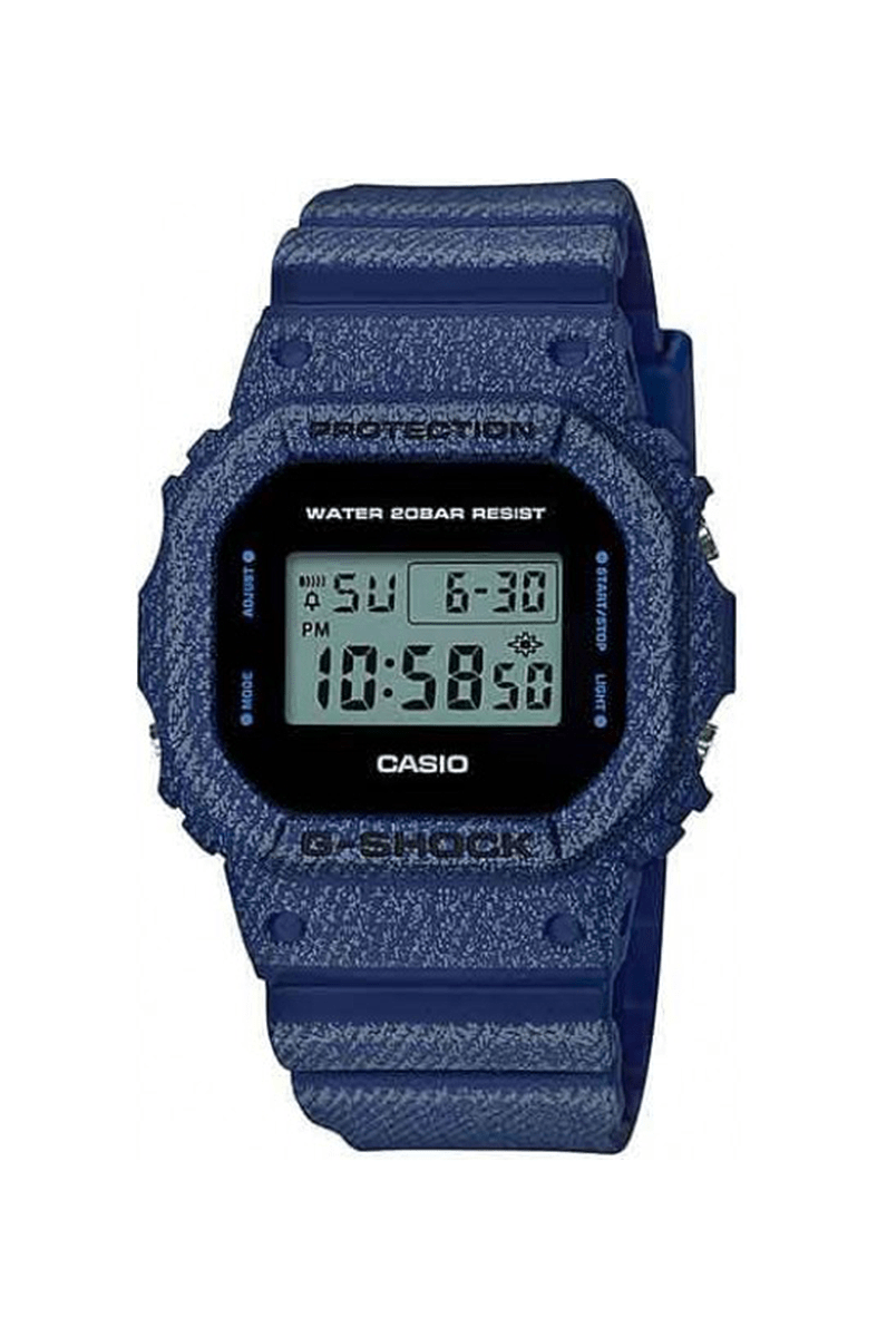 Relógio Casio G - Shock DW - 5600DE - 2DR Azul - NewSkull