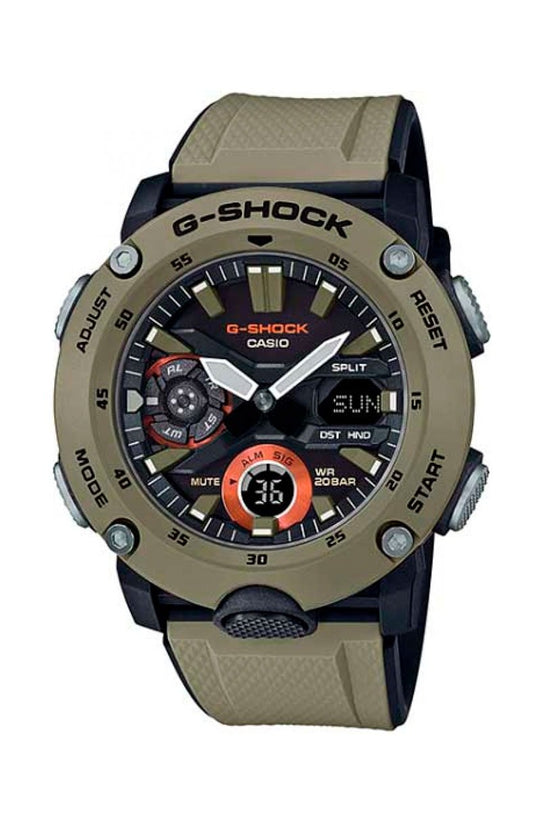Relógio Casio G - Shock GA - 2000 - 5ADR Carbon Core Guard Verde Militar - NewSkull