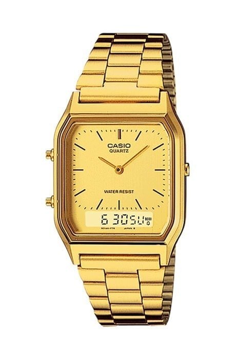 Relógio Casio Vintage Dourado AQ - 230GA - 9DMQ - NewSkull
