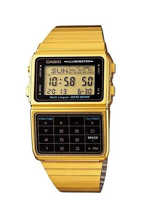 Relógio Casio Vintage Dourado DBC - 611G - 1DF - NewSkull