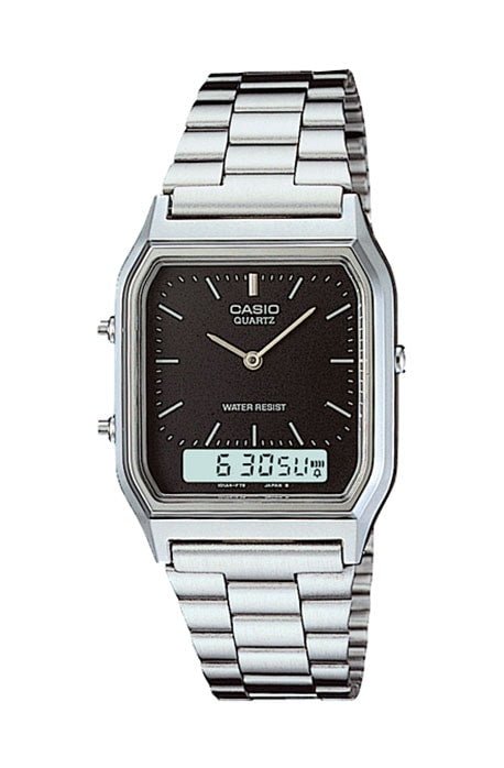 Relógio Casio Vintage Prata AQ - 230A - 1DMQ - NewSkull