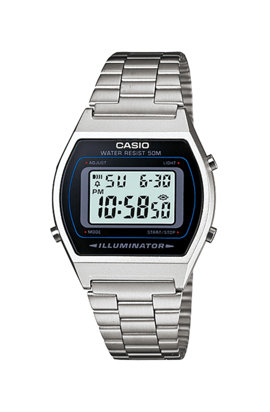 Relógio Casio Vintage Prata B640WD - 1AVDF - NewSkull