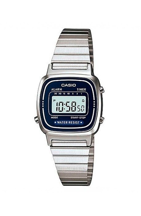 Relógio Casio Vintage Prata LA670WA - 2DF - NewSkull
