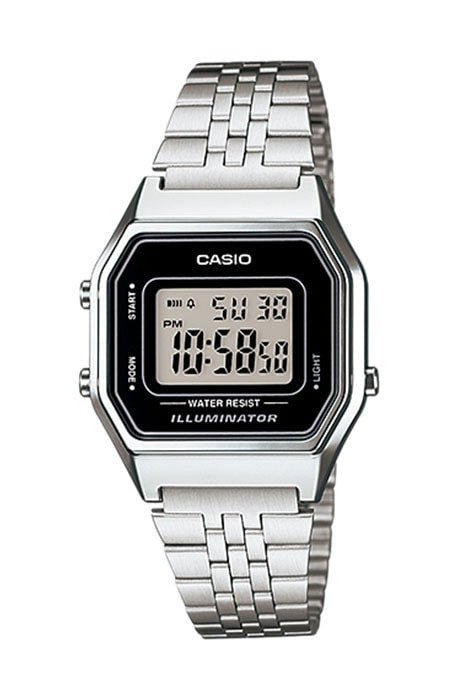 Relógio Casio Vintage Prata LA680WA - 1DF - NewSkull