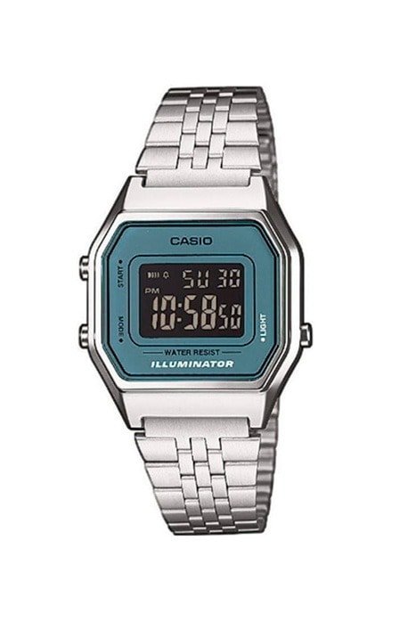 Relógio Casio Vintage Prata LA680WA - 2BDF - NewSkull