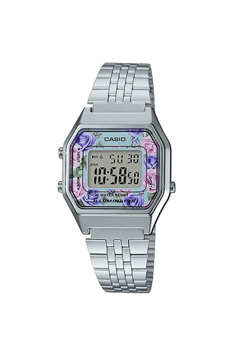 Relógio Casio Vintage Prata La680wa - 2cdf - NewSkull