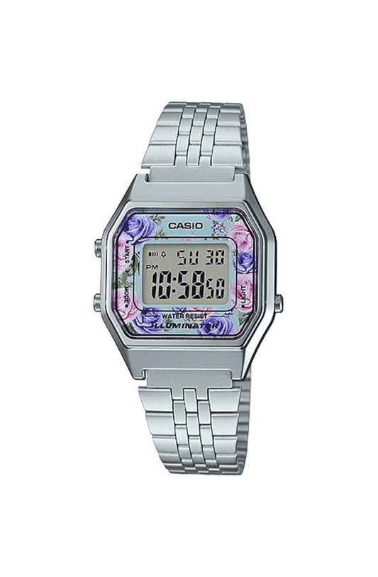 Relógio Casio Vintage Prata La680wa - 2cdf - NewSkull