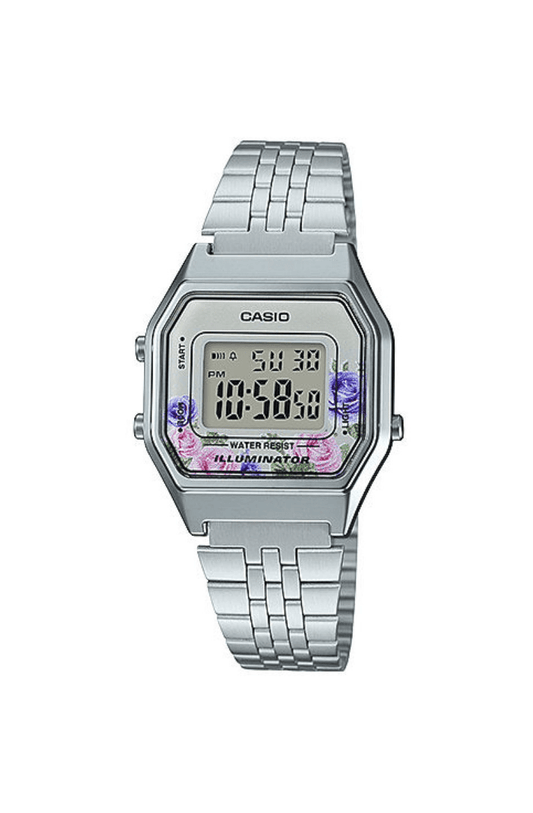 Relógio Casio Vintage Prata La680wa - 4cdf - NewSkull