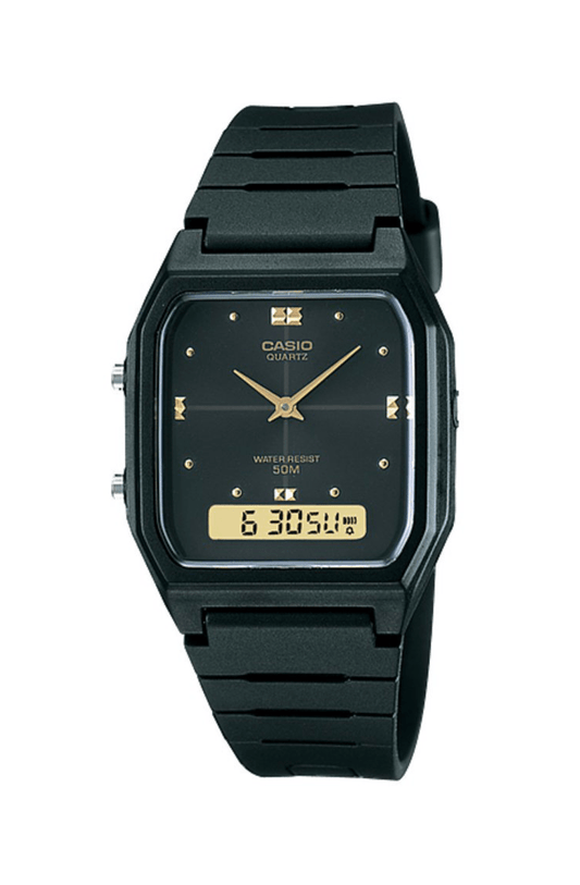 Relógio Casio Vintage Preto AW - 48HE - 1AVDF - NewSkull