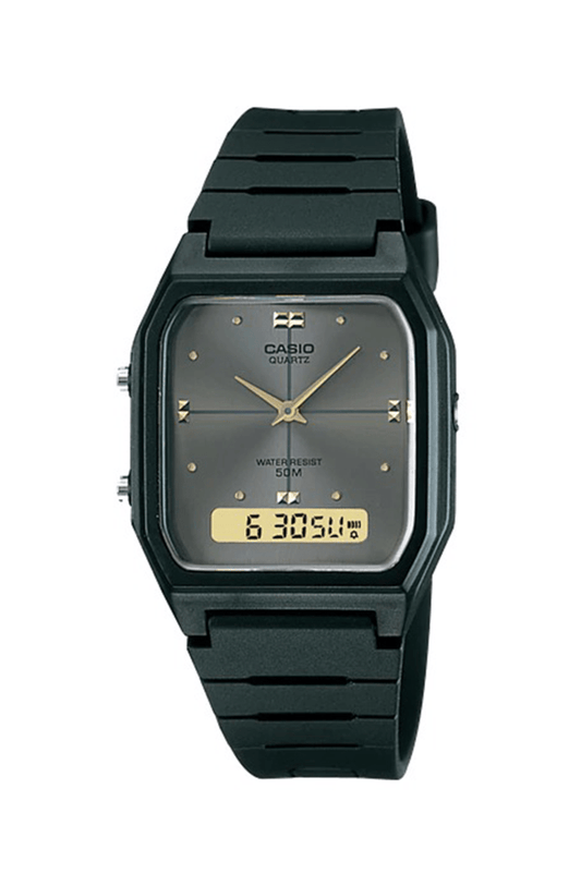 Relógio Casio Vintage Preto AW - 48HE - 8AVDF - NewSkull