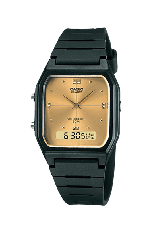 Relógio Casio Vintage Preto AW - 48HE - 9AVDF - NewSkull