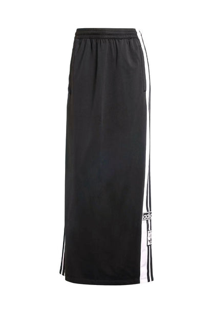 Saia Adidas Adicolor Adibreak Maxi Preto/Branco - NewSkull