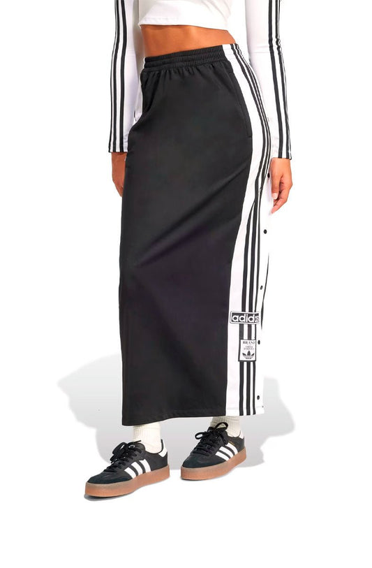 Saia Adidas Adicolor Adibreak Maxi Preto/Branco - NewSkull