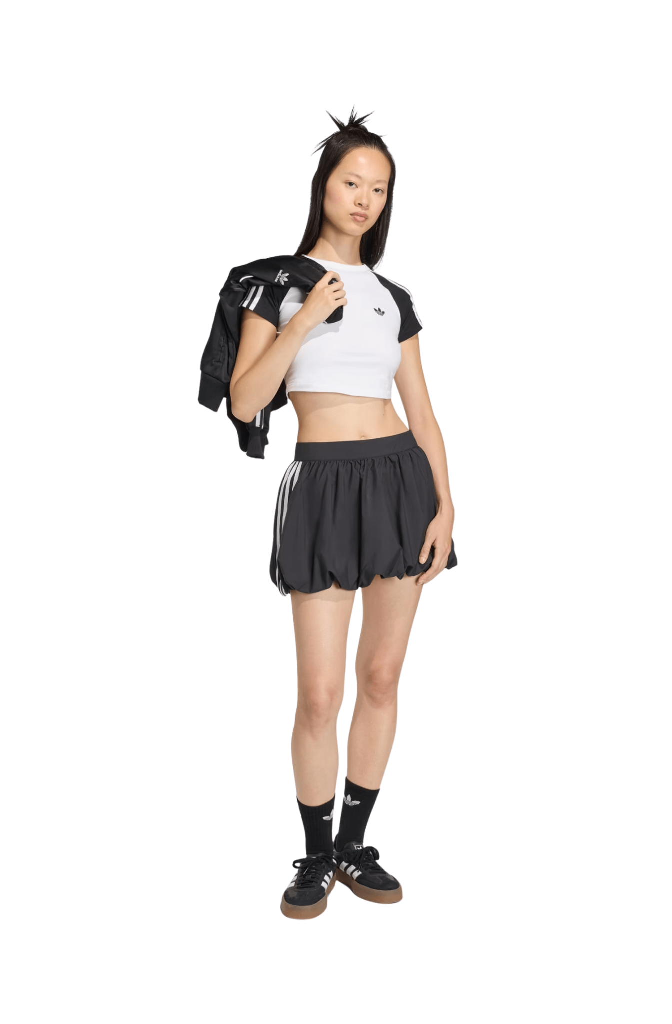 Saia Adidas Balloon Preto/Branco - NewSkull