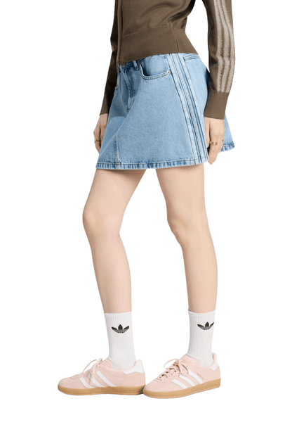 Saia Adidas Jeans Adicolor Azul Claro - NewSkull