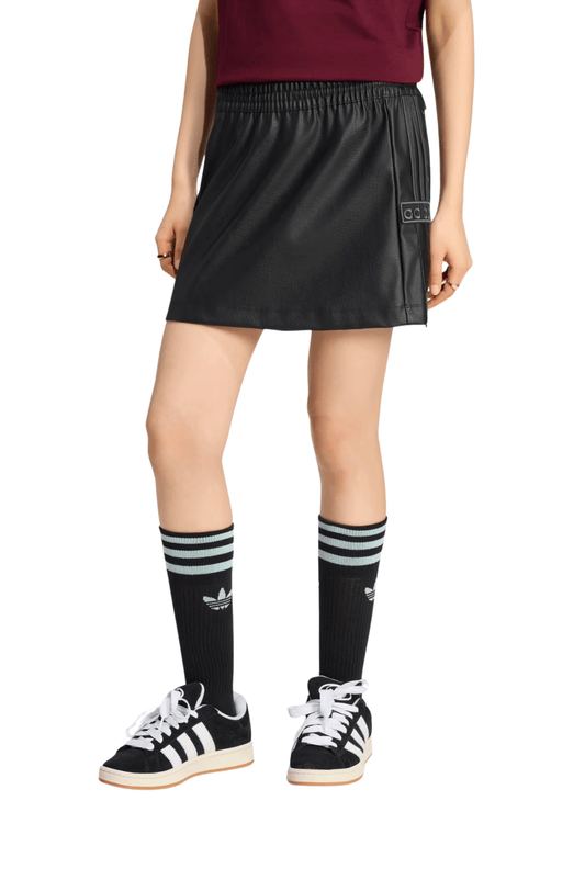 Saia Adidas Pleather Adicolor Adibreak Preto/Preto - NewSkull