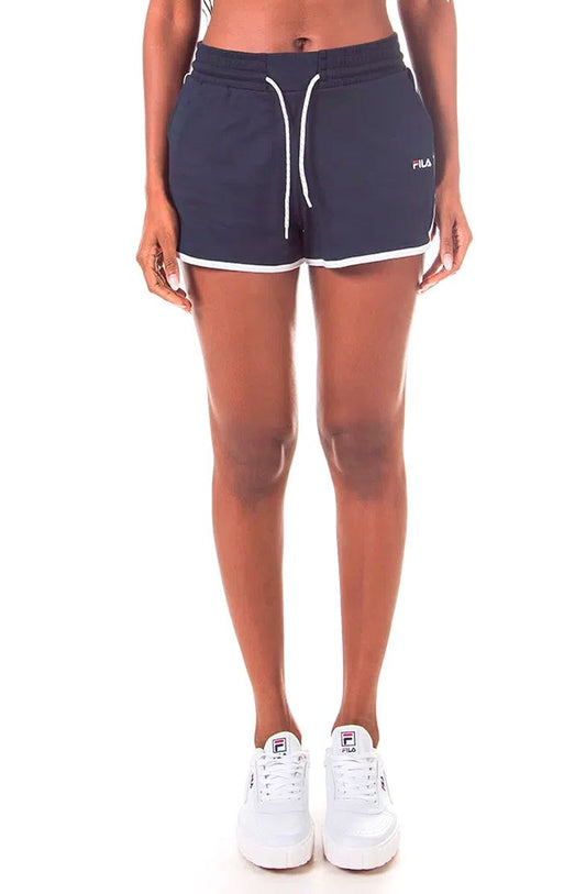 Short Fila Acqua Feminino Azul/Branco - NewSkull