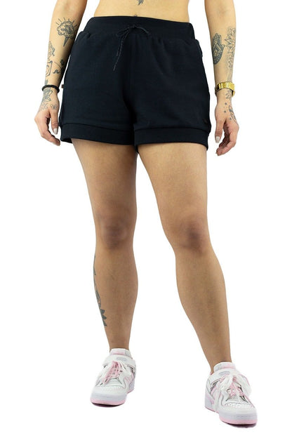 Short Fila Rise Feminino Preto/Preto - NewSkull
